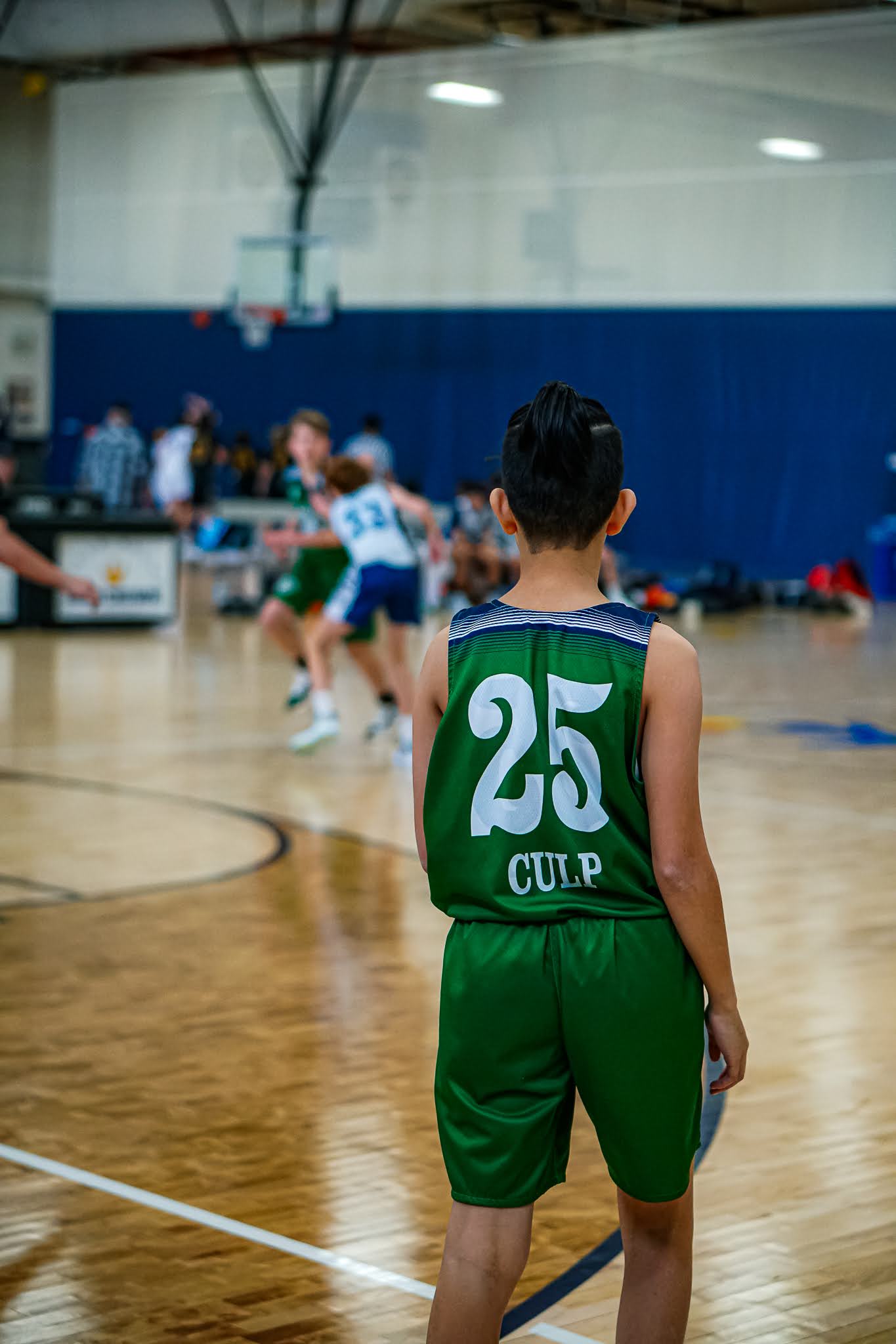 Chase Culp #25 on the court