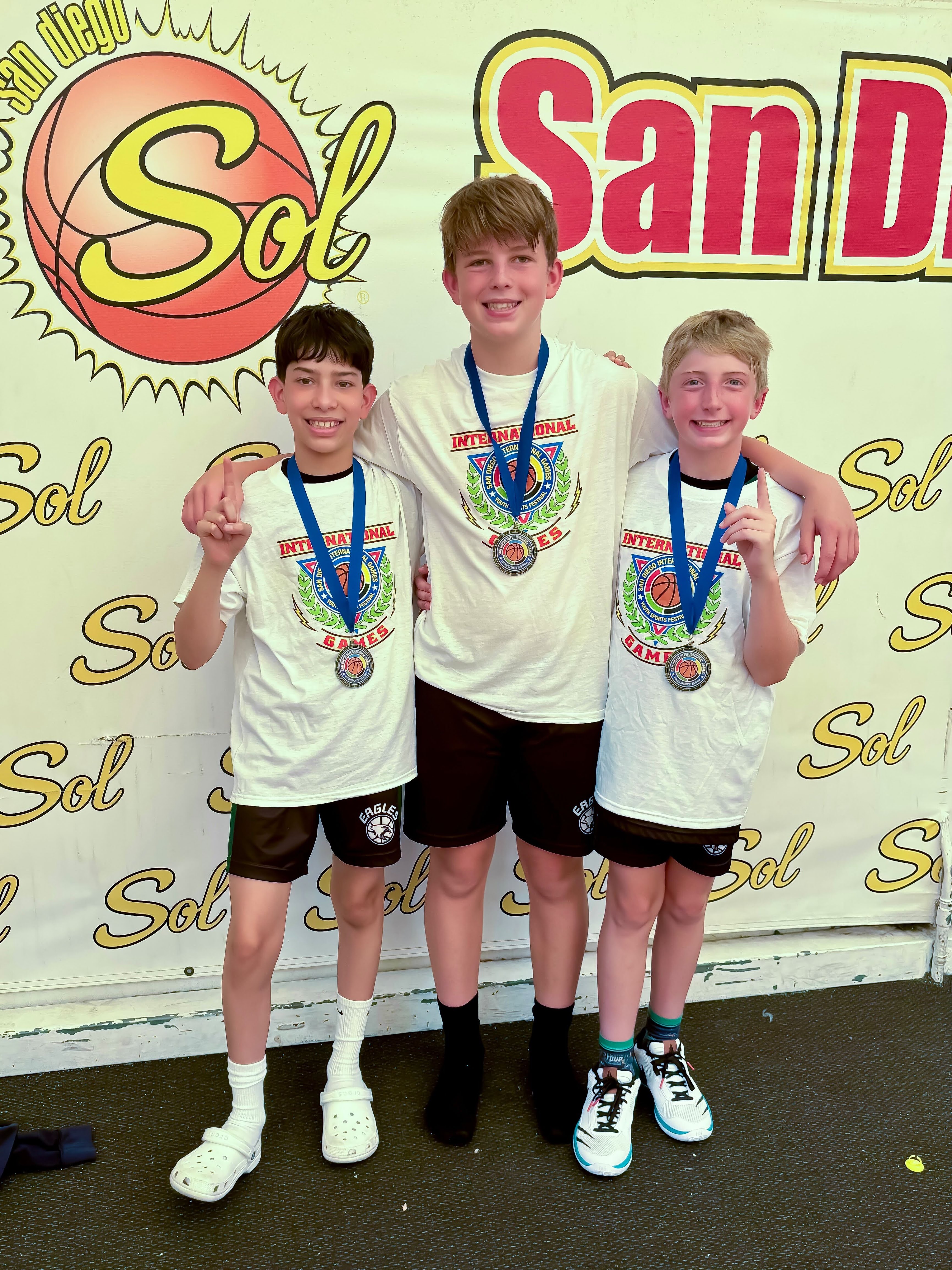 Chase with medals at San Diego Sol tournament